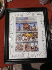 Autographed 2011 USA Pro Cycling Challenge Framed Piece - Cadel Evans, Levi Leip picture