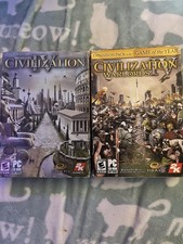 Sid Meier's Civilization IV 4 & Warlords Expansion PC CD-ROM Complete Big Box picture