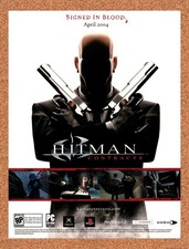 2004 Hitman Contracts PC Original Advertisement / Retro Promo v5 picture