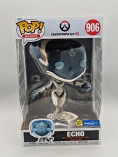Funko Pop Games Overwatch 2 #906 Jumbo ECHO Glow In The Dark GITD * Damaged picture