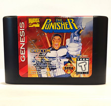 Capcom The Punisher (Sega Genesis, 1994) Marvel Comics - Cart Only - Tested picture