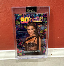 Wild Card 2024 90's Decades Carmen Electra #1 Holographic Non-Sport Card picture