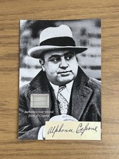 Al Capone Hair Strand Lock Relic Collectible Mafia Chicago Gangster Gang museum picture