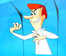GEORGE JETSONS THE MOVIE HANNA-BARBERA ORIGINAL ANIMATION PRODUCTION drawing CEL picture