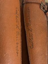 WWI U.S. Army Leather Gaiters-Named “Catlett L. Buckner” Attributed c: 1917-1918 picture