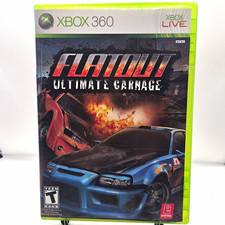 FlatOut Ultimate Carnage Xbox 360 2007 CIB Complete Manual Tested NTSC picture