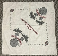 Vintage 1994 Harley Davidson Motorcycles Willie G Daytona Bike Week Bandana picture