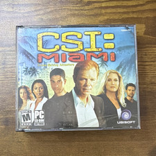 Ubisoft CSI: Miami PC NTSC-U/C M Mature 2004 Adventure Crime 3-Disc Manual picture