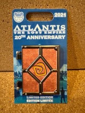 Disney Pin - Atlantis 20th Anniversary - Book of Atlantis Hinged, LE 3000 picture