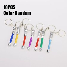 Bulk Pack of 18 Metal Keychain Pipes - Removable Keychain Pendant Pipe Durable picture