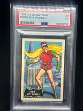 A&BC 1966 Batman #2 Robin-Boy Wonder PSA 3 VG Rare England Version picture