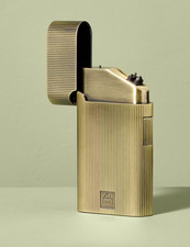 Ribbed Brass Battery Rechargeable Thumb Lighter - Hearth & Hand with Magnolia picture