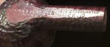 Prince of Was London Made Real Sandblast PR-815 - Straight Prince Apple Pot picture
