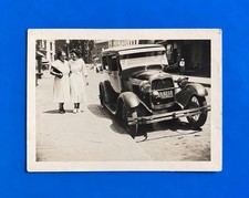 1928-29 Ford Model A Tudor Sedan NY 1934 Plate Y 42-19 Vintage Photo picture