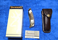 Browning Big Game II 524 Sambar Stag Hunting knife Vintage collector picture