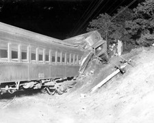 Long Island Railroad train acccident Excessive speed on part of su .. Old Photo picture
