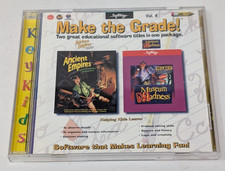 Ancient Empires / Museum Madness PC CD-ROM Game Double Kids 90s Softkey Vintage picture
