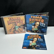 Tomb Raider III 3 & Tomb Raider Gold PC Game Lot - Retro Classic 90s Lara Croft picture