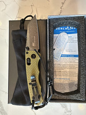 Benchmade  M4  Axis Lock Manual Drop Point Plain Clip picture
