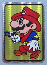 VTG 1990 Super Mario Bros Prismatic Vending Machine Sticker A-7026 by Nintendo picture