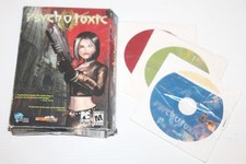 Vintage Computer PC Windows XP Video Game Psychotoxic 2005 CD-Rom 3 Discs w/ Box picture