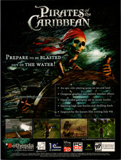 Pirates of Caribbean Bethesda Softworks 2003 Video Game Magazine Ad Print picture