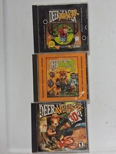 Deer Avenger Computer Games PC Lot 1,2 and 3D 1990s Complete NOT TESTED picture