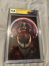 Web of Venom: Cult of Carnage #1 CGC 9.8 SS Signed Skan Srisuwan Virgin Edition picture
