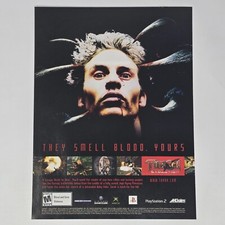 Turok Evolution GameCube Xbox PS2 GameBoy Smell Blood Print Ad/Poster Promo Art picture