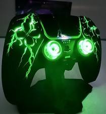 Lightning Storm - 7 Color RGB LED - Custom Wireless Controller For PS5 Or PC picture