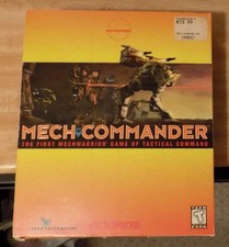 Mech Commander, 1998, Big Box, Classic Battletech Real-Time Strategy RTS PC Game picture