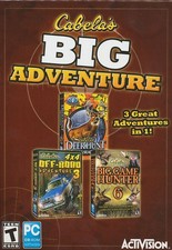 Cabela's Big Adventure 3x PC Games: Deer Hunt, 4x4 Off Road, Big Game Hunter NEW picture