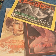 Vintage Las Vegas Showgirls Programs Lot (Jubilee, Fantasy, Lido de Paris) picture