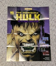 The Incredible Hulk Sega Genesis Game Poster Insert Promo Marvel Ad Vintage 1994 picture
