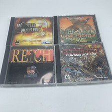 4 PC Video Games Upland Game hunter Reich Emergency World War 3 Black Gold picture