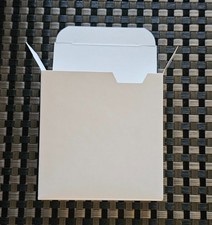 Floppy disk box.  10 pack.   Size 3.65 x 3.75 x 1.5.  Plain white chipboard box. picture