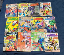(12) TRANSFORMERS MARVEL COMICS LOT 1984 1985 #1, 2, 5, 10 - 15, 17, 18, 19 GOOD picture