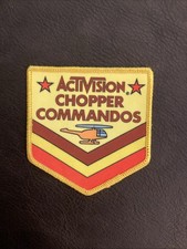 Atari 2600 Video Game Vintage 80's Activision Patch - Chopper Commandos picture