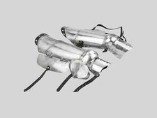 Medieval Polished Steel Knight Armor Leg Armor Set / Cuisse and Poleyn Cosplay picture