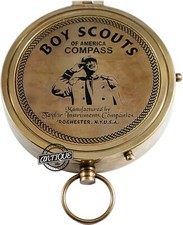 Vintage Boy Scout of American Navigating Compass Oath Poem Traveler's Gift Item picture