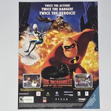 The Incredibles Rise Of The Underminer Xbox PS2 PC Heroics Print Ad/Poster picture
