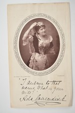 Ada Cavendish Actress the Theatre No 25 Third Series Costume c1880s VTG Photo picture