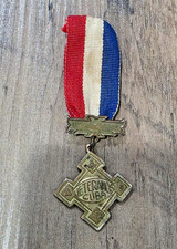 INDEPENDENCE War MASONIC VETERANS Medal SPAN AM WAR Spain 1930s picture