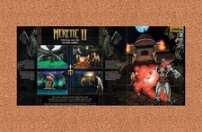 Heretic II PC Original 1998 2-Part Foldout Poster vi1 10.5