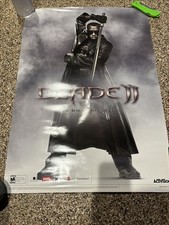 Blade 2 Video Game Poster 28x20 Activision PlayStation 2 Xbox Marvel picture