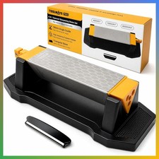 3-in-1 Whetstone 400 1000 8000 Grit Diamond Ceramic Knife Sharpener 4-in-1 Set picture