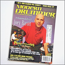 MODERN DRUMMER - July 1996 - JOEY BARON + Philip Rhodes of The Gin Blossoms picture