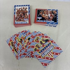1991 Topps The American Gladiators Complete Set 88 Card + 11 Stickers picture