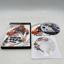 NBA Live 2003 (PS2, 2002) CIB Complete w/ Manual & Soundtrack – Tested picture