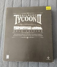 Railroad Tycoon II 2 Gold Edition (1999, PC) The 2nd Century Big Box Game picture